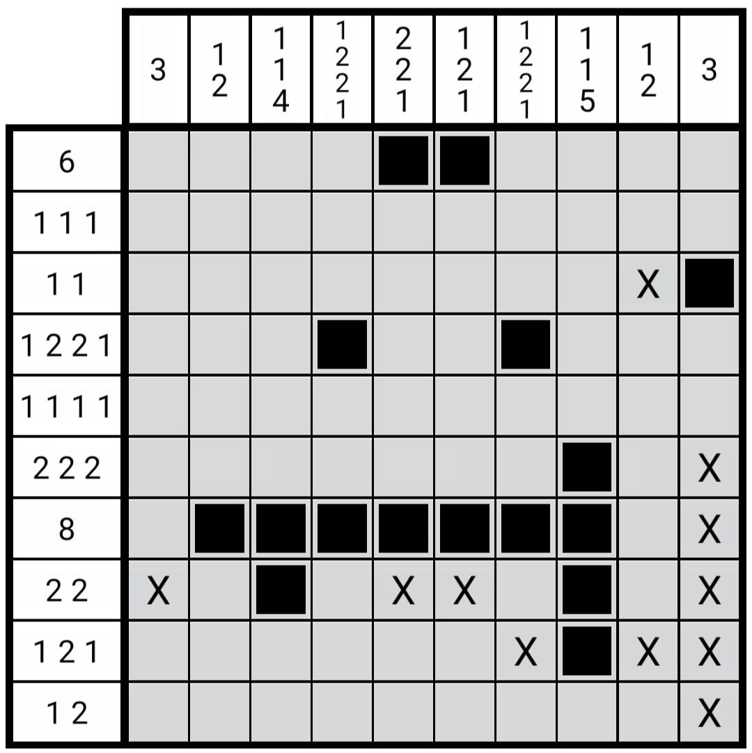 数织:从入门到精通(一) - 以数织图nonogram攻略