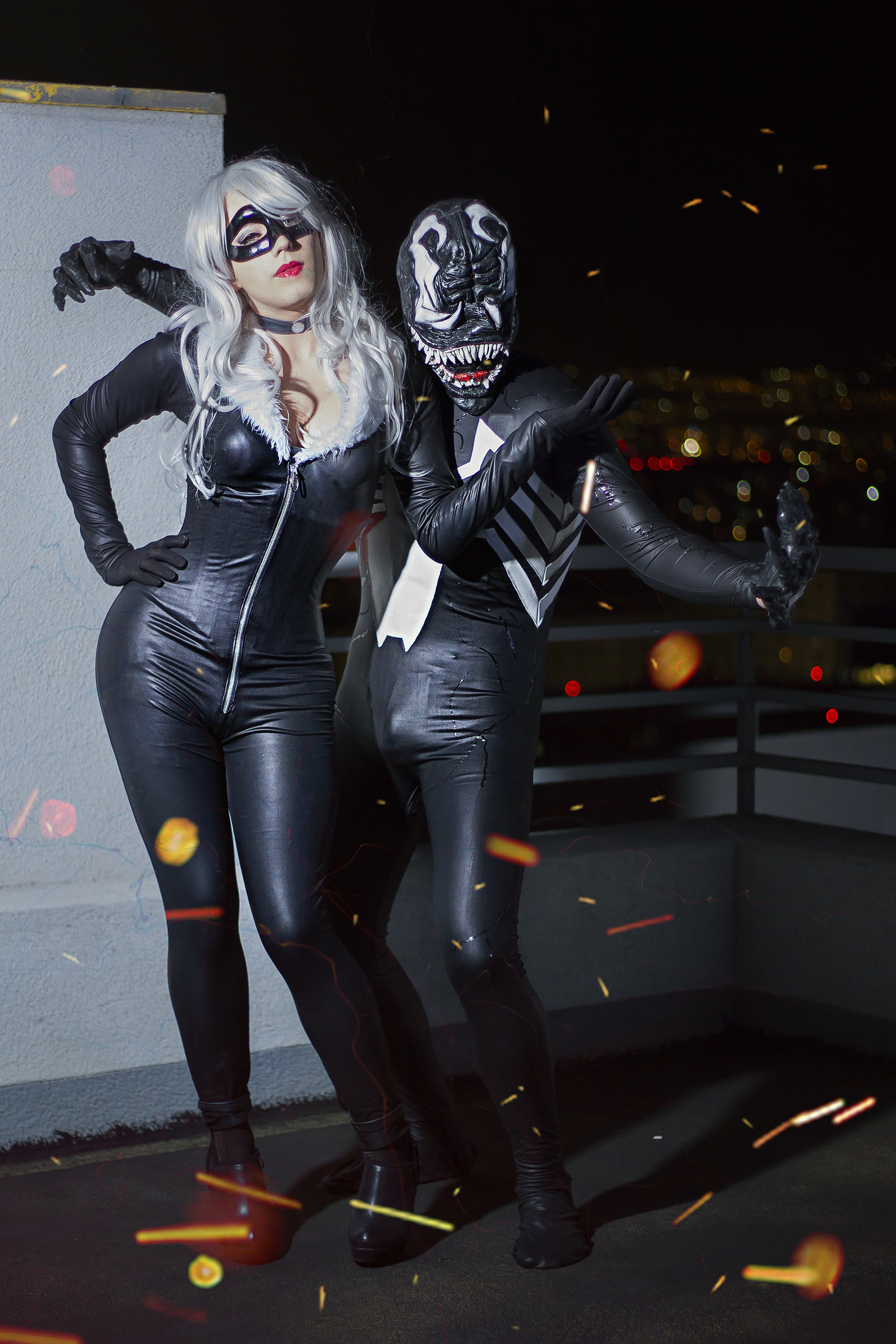 毒液&黑猫找亮点  by coser gustav willendorf