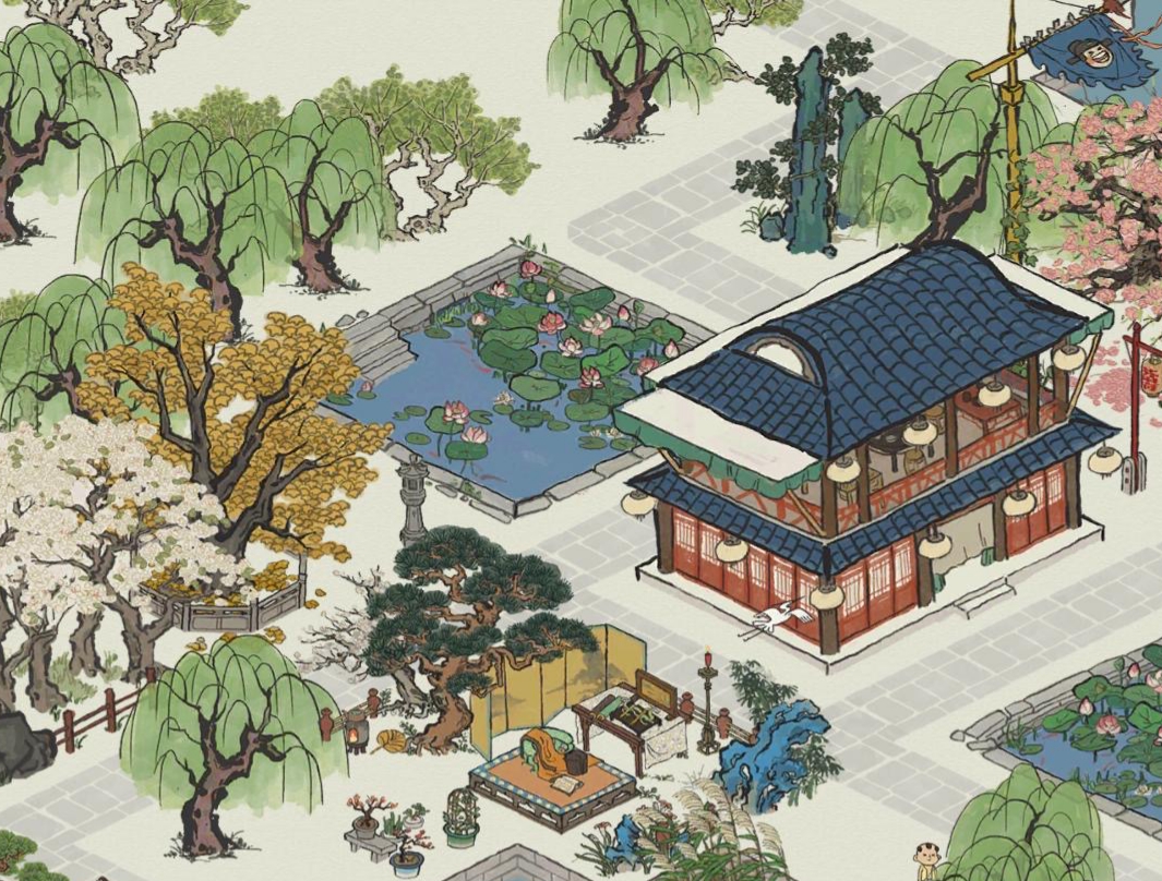喜笑颜开旗是用来干嘛的 - 江南百景图综合讨论 | tap
