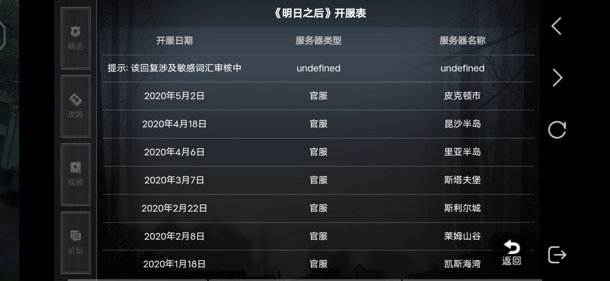 这开服表太敷衍了吧 - 明日之后综合 | taptap 明日之后社区