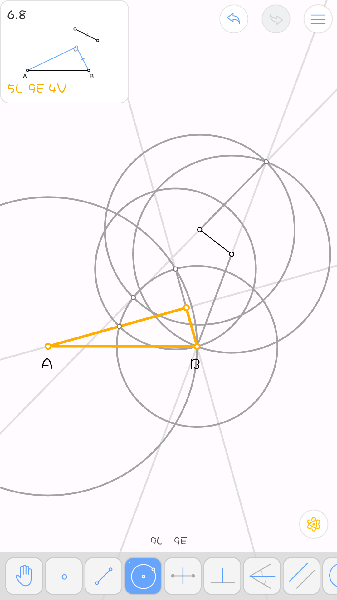 【攻略】欧几里得几何euclidea全通关版本号3.36