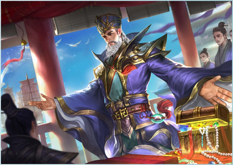 皮肤赏析:【设局定叛】-步骘 - 三国杀综合 | taptap