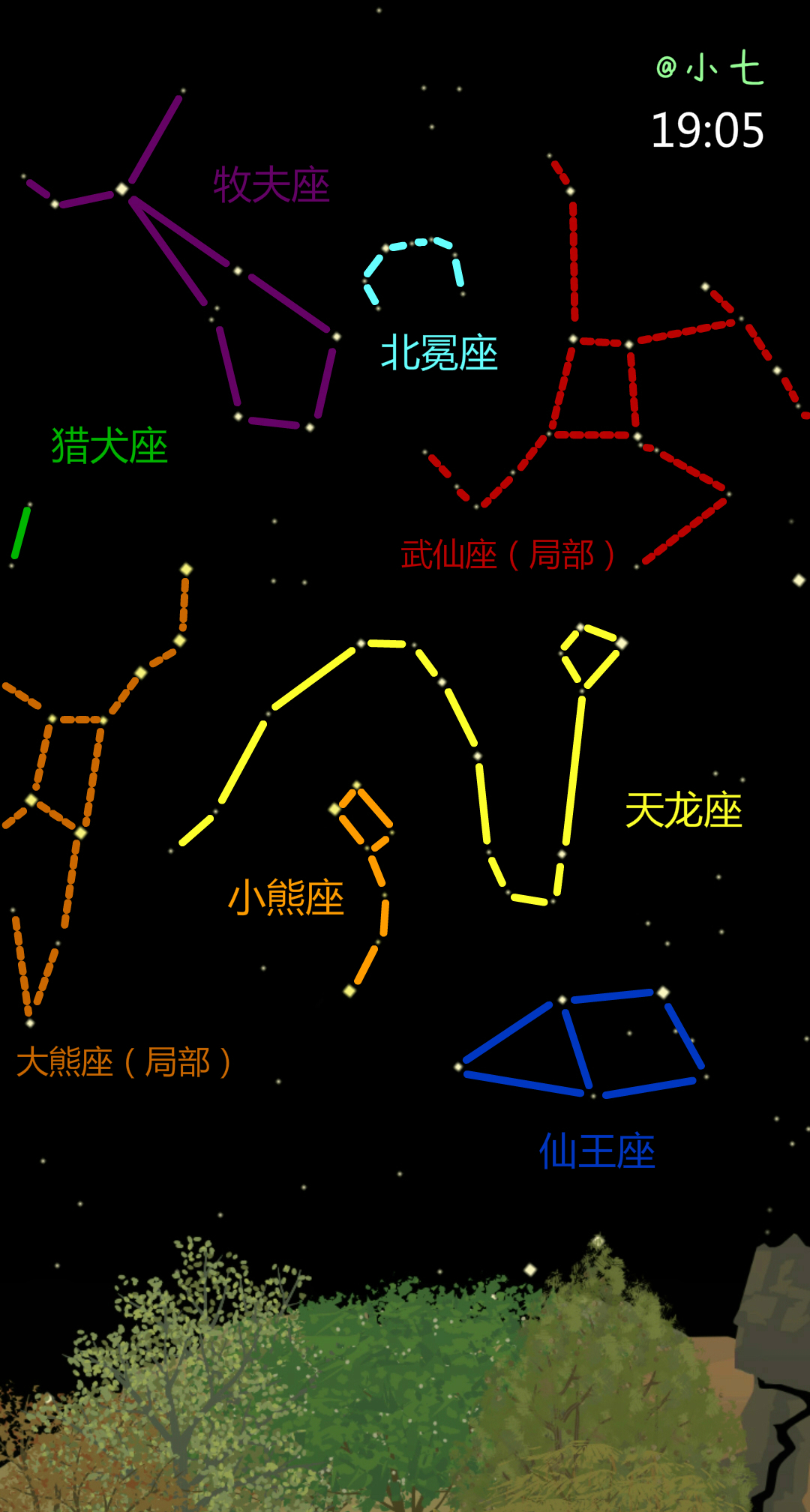 另:武仙座差右上角的下面一颗星.