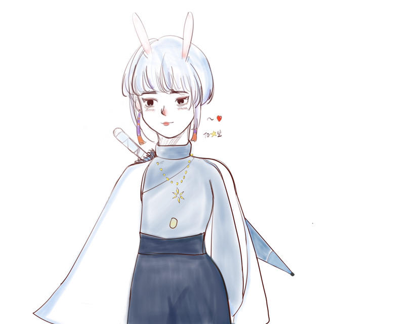 老婆给我画的自画像 and 前几天去星球的调色~