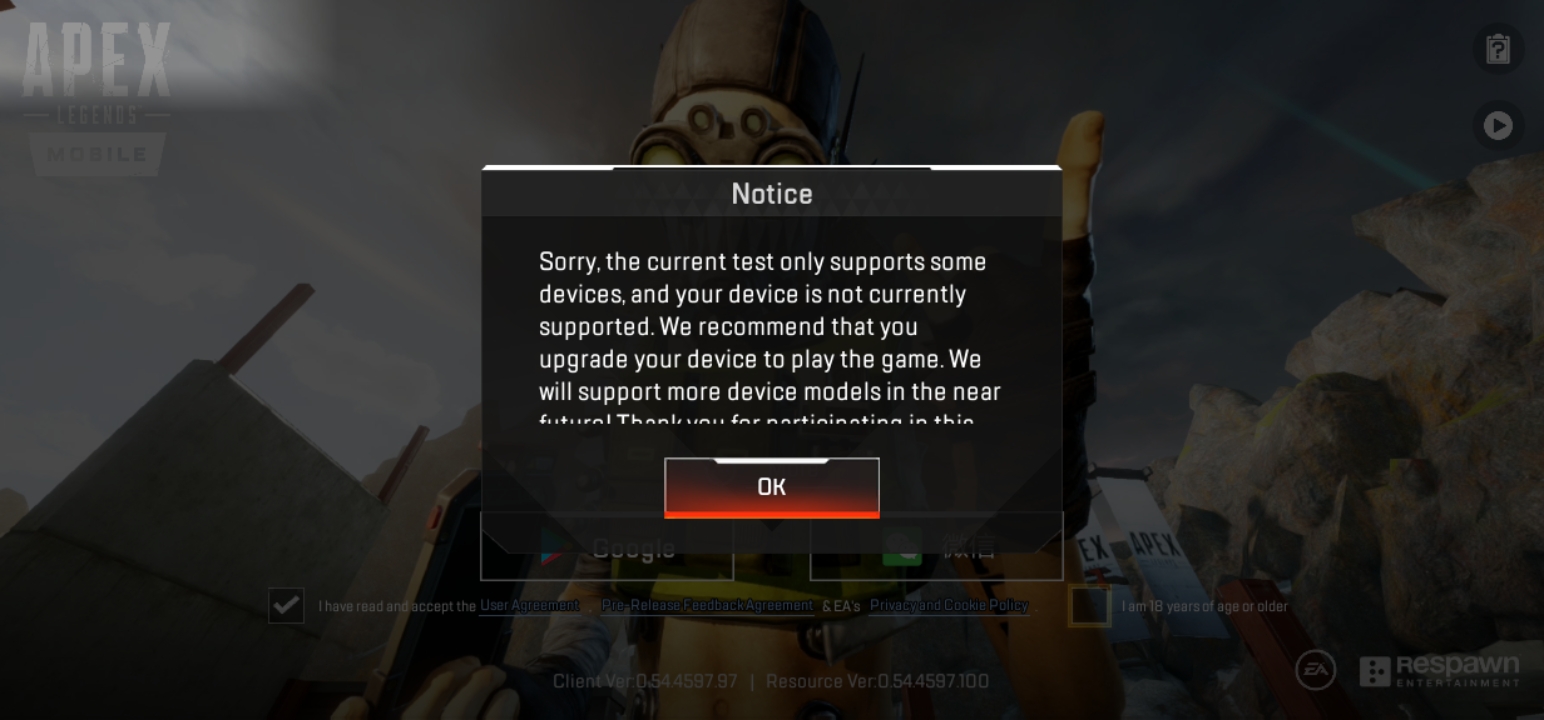 This device not supported. Апекс легенд минимальные требования. Apex Legend Beta. Мобильная версия Apex Legends. Апекс легенд мобайл требования.