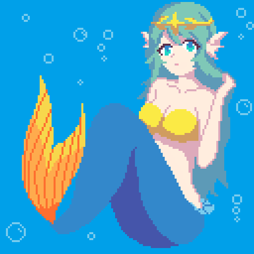 【元气骑士同人画】精灵 人鱼公主