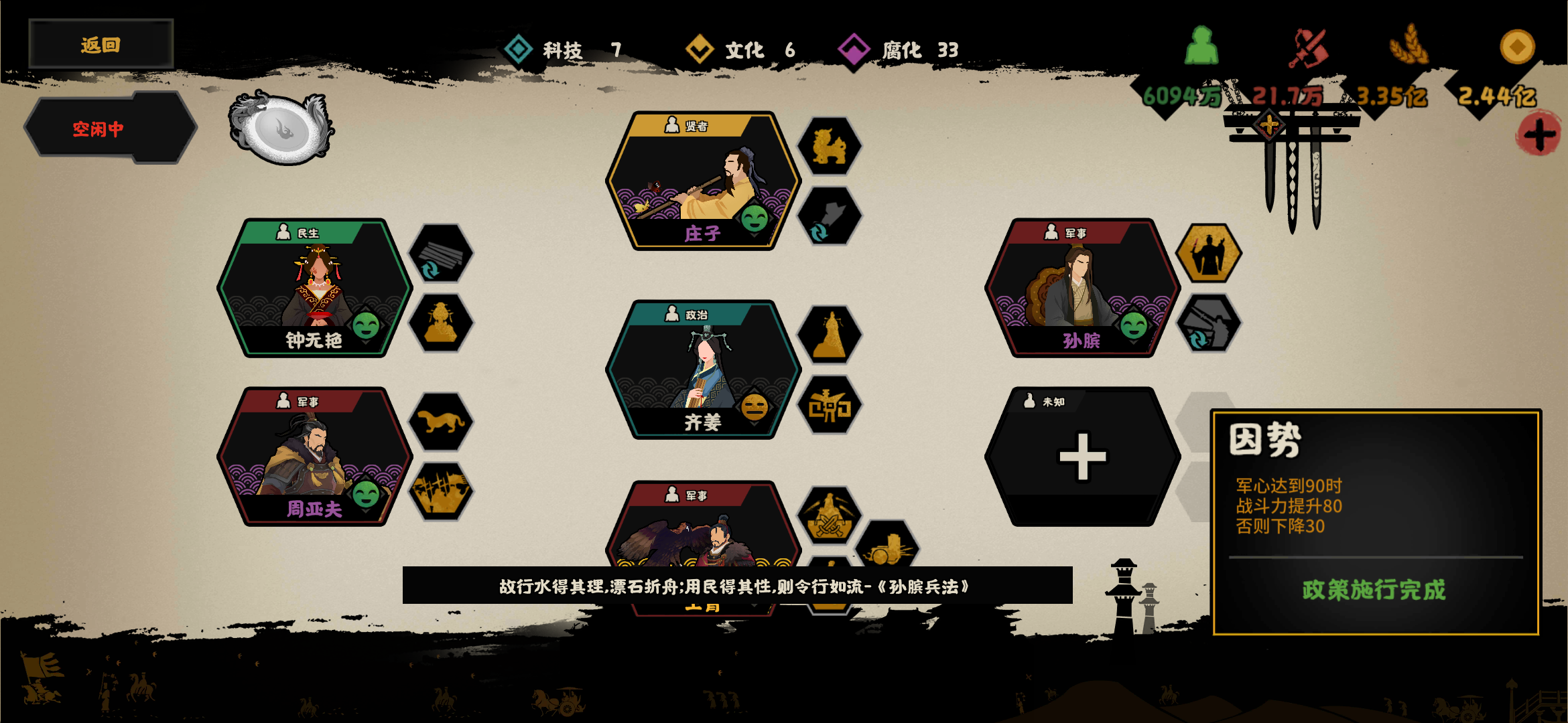 推荐一份不和亲，直接硬刚匈奴的名臣阵容