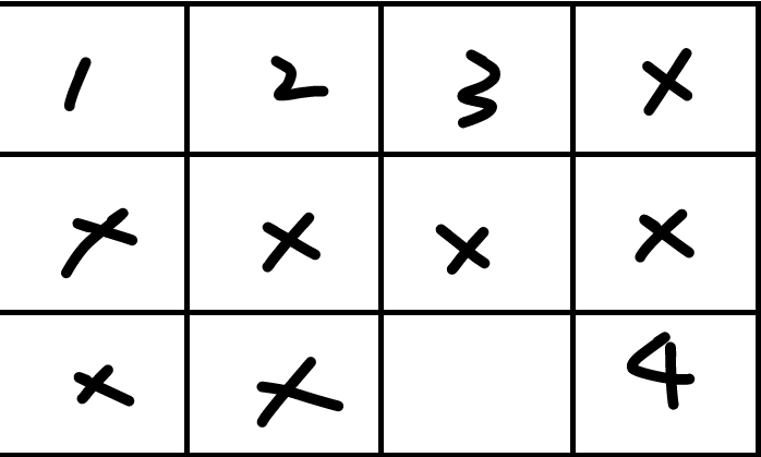 华容道拼图解法（4×3那个）