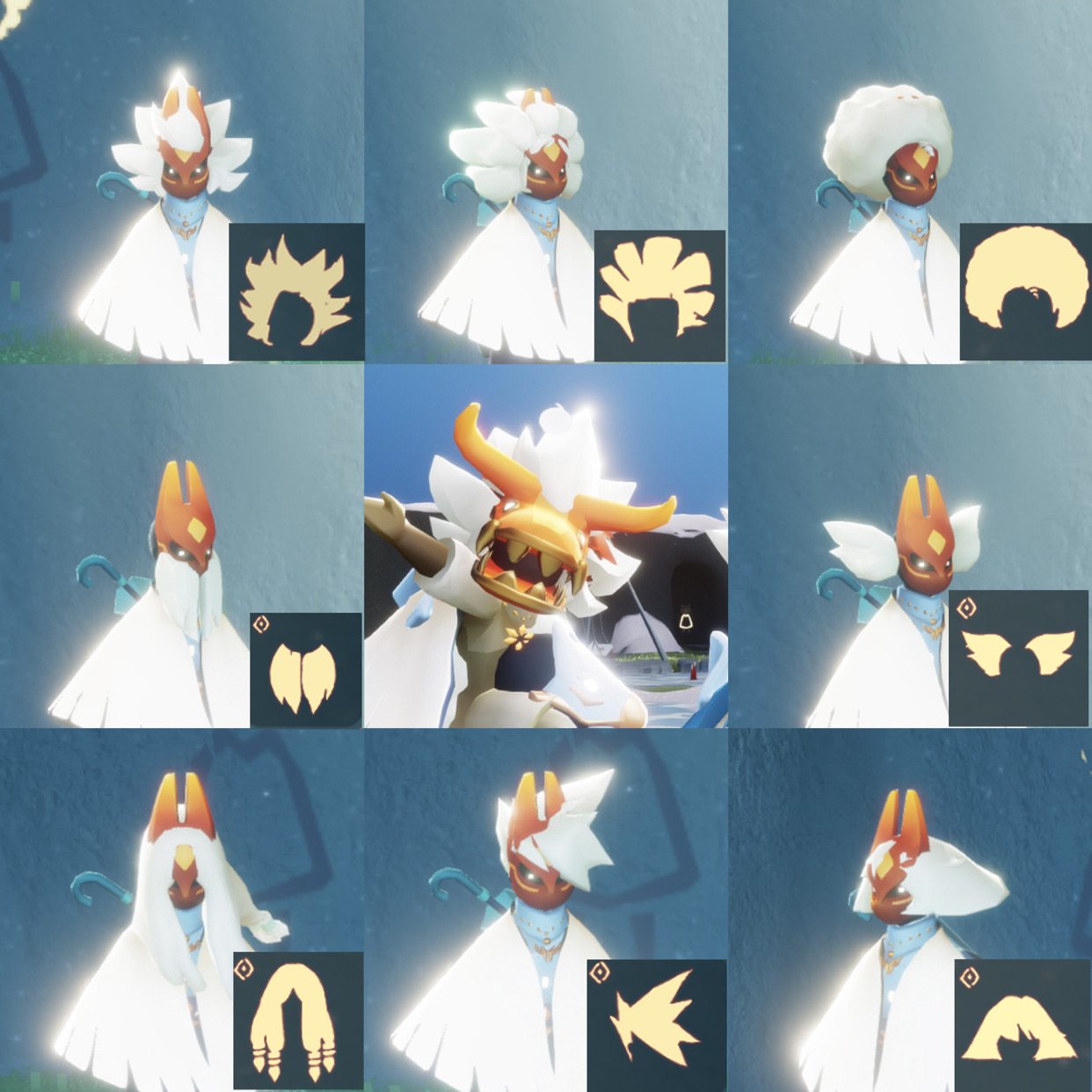 红狐狸面具配所有发型头饰 光 遇王国攻略 Taptap 光 遇社区