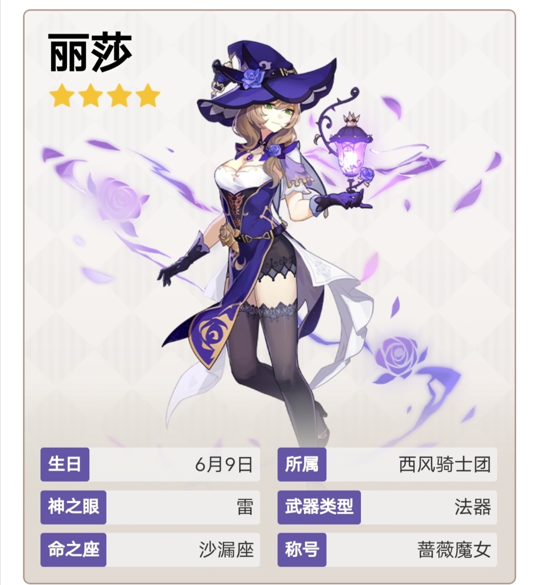 原神萌新必练角色——丽莎 - 第1张