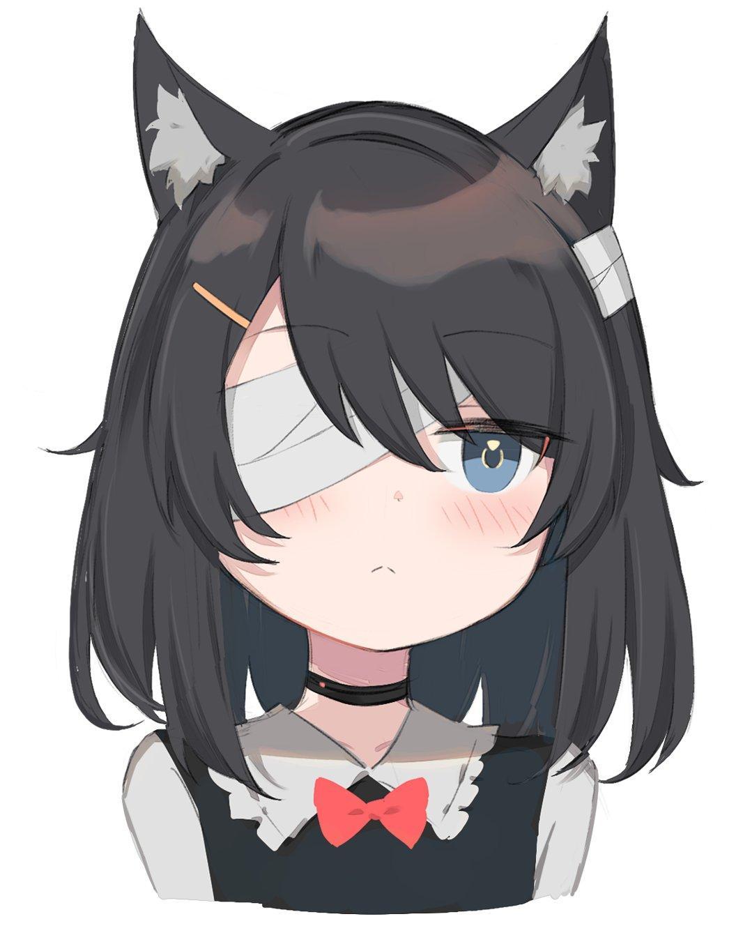 猫娘表情包(。・`ω´・)