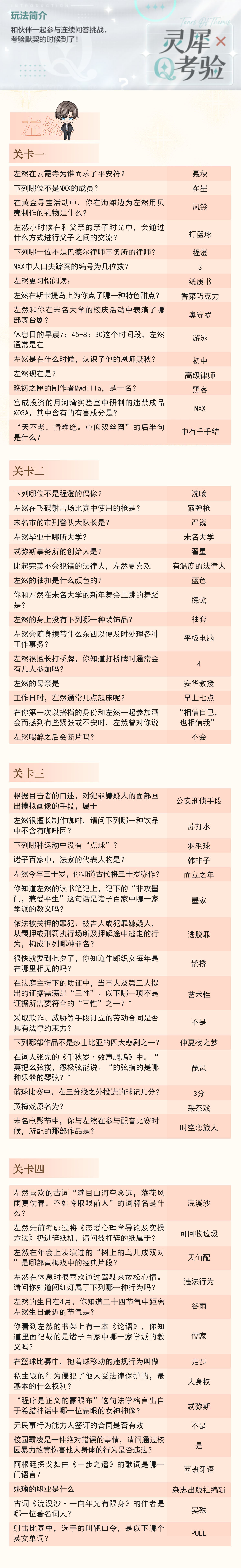 未名盛典小游戏攻略大全|未定事件簿 - 第2张