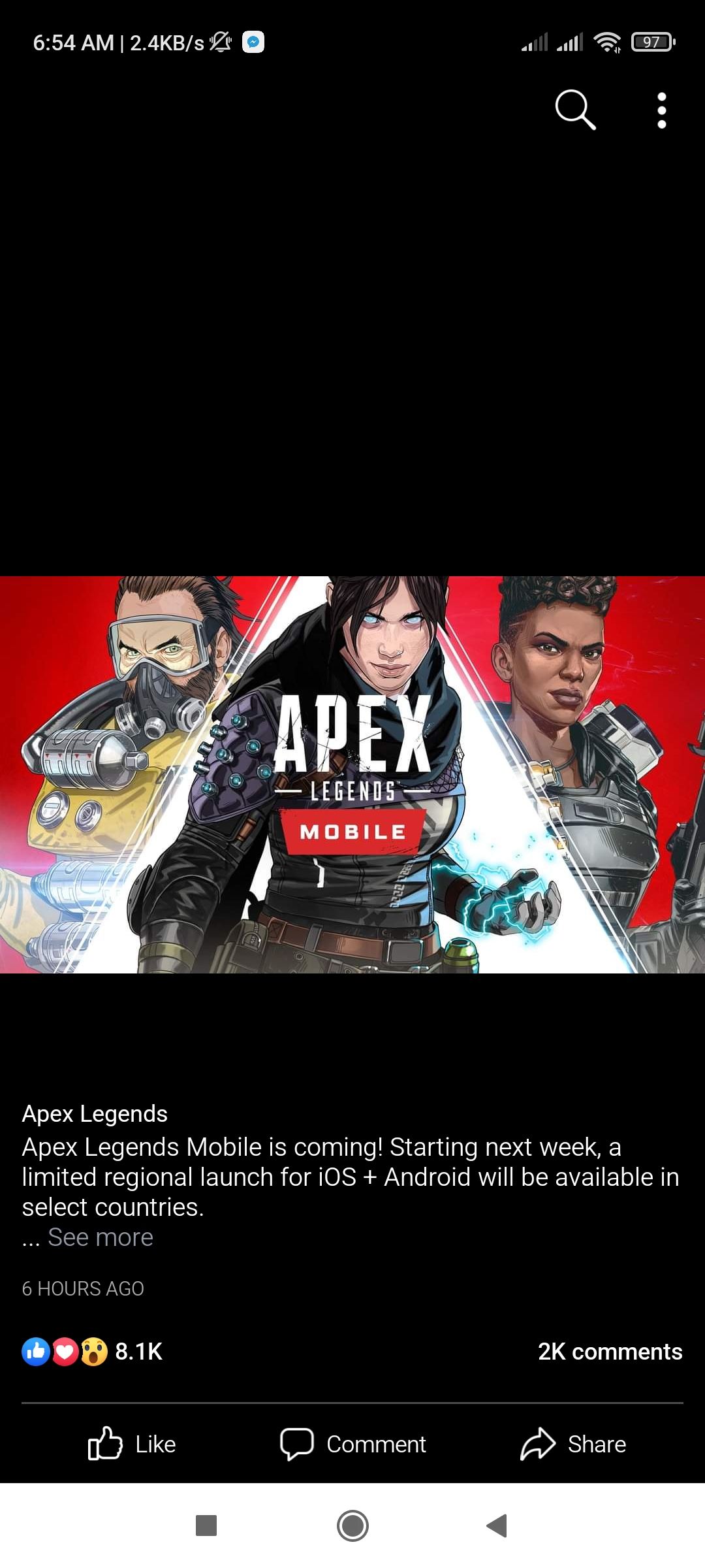 Apex legends mobile soft launch