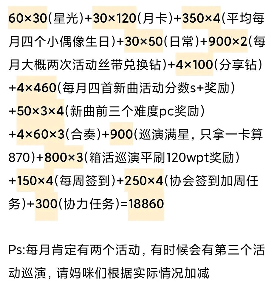 攒钻记录＋收集记录 ( ੭ ˙ᗜ˙ )੭|偶像梦幻祭2 - 第3张