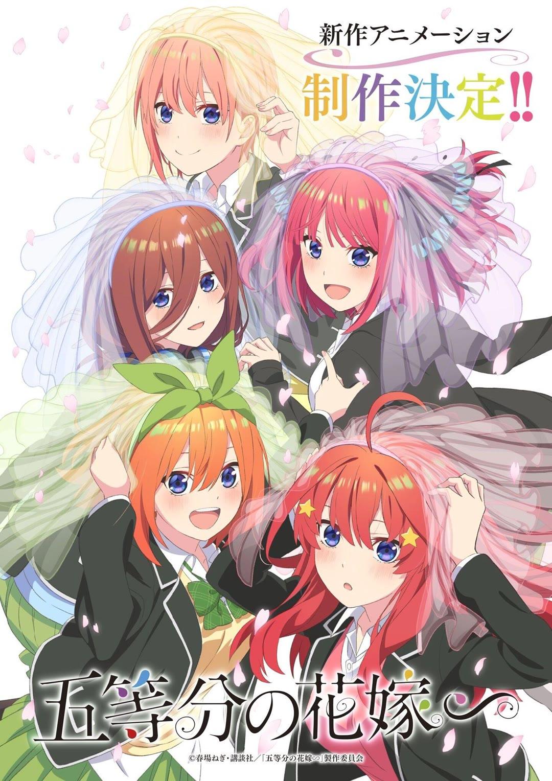 五等分的花嫁将在5月5日公开最新的情报！