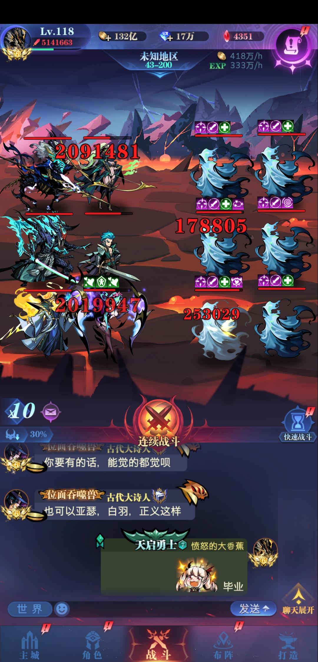 位面队118级6转毕业