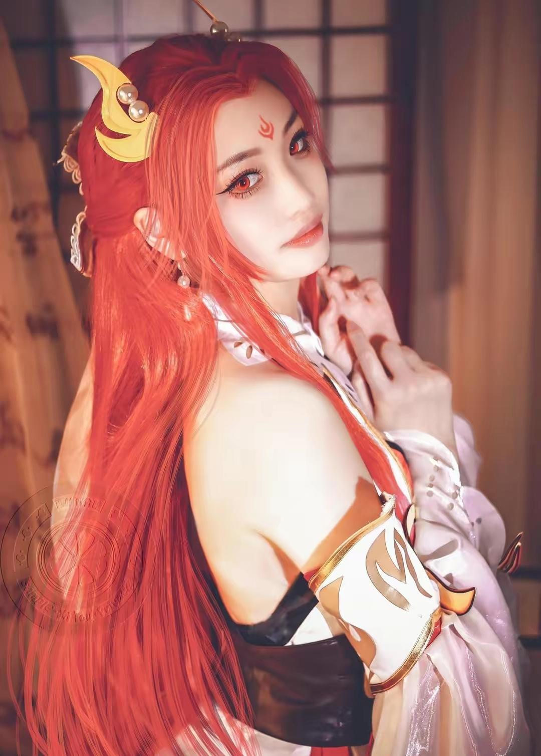 《王者荣耀》唤灵魅影·貂蝉cosplay