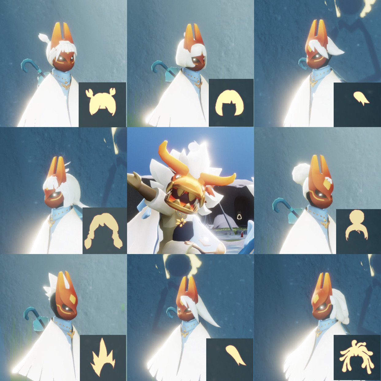 红狐狸面具配所有发型头饰 光 遇王国攻略 Taptap 光 遇社区