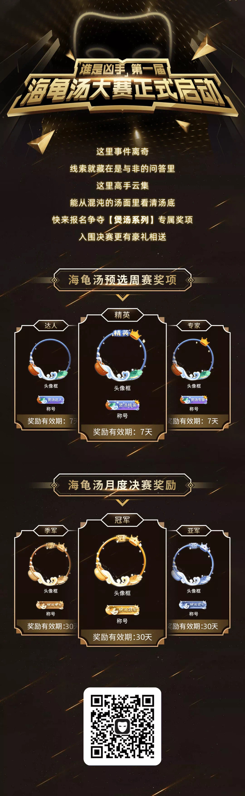 📣谁是凶手海龟汤大赛集结令📣