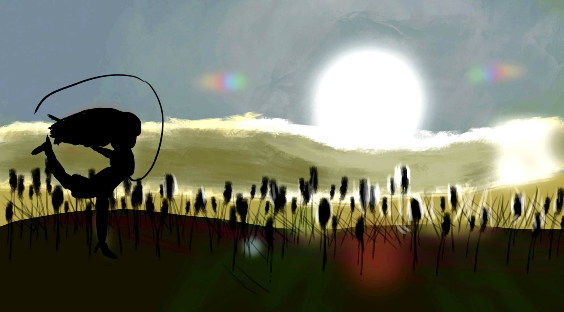 虽说不画剪影了，不过还是忍不住