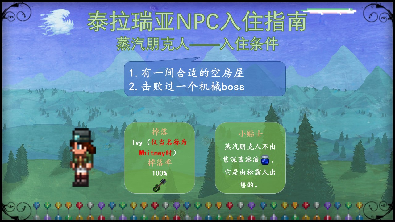 🌲新手必看🌲泰拉瑞亚NPC入住条件一览（一图流）🌲答疑🌲 - 第24张