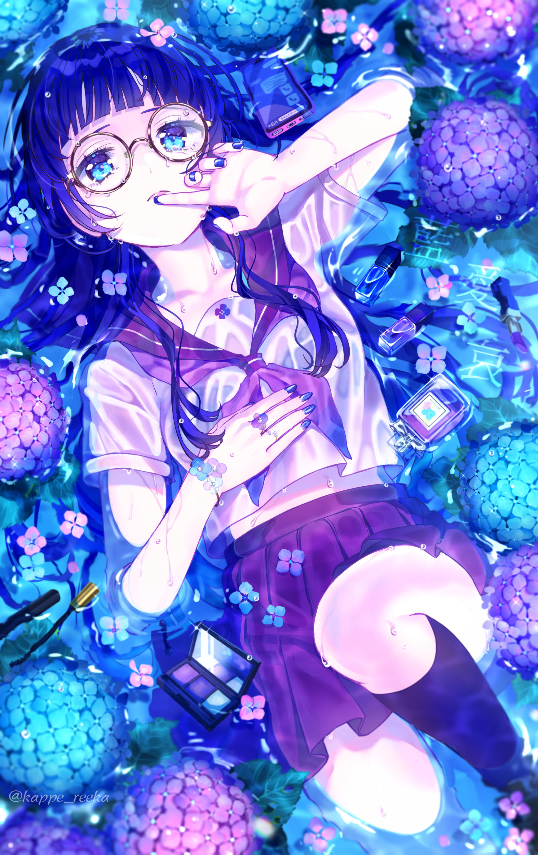 『今日主题』紫阳花与少女(第144期)