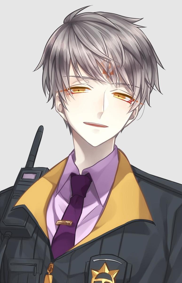 #角虫的腿部挂件#杨戬：“不许违反规定我只说一次。”（源：P站@くだり）