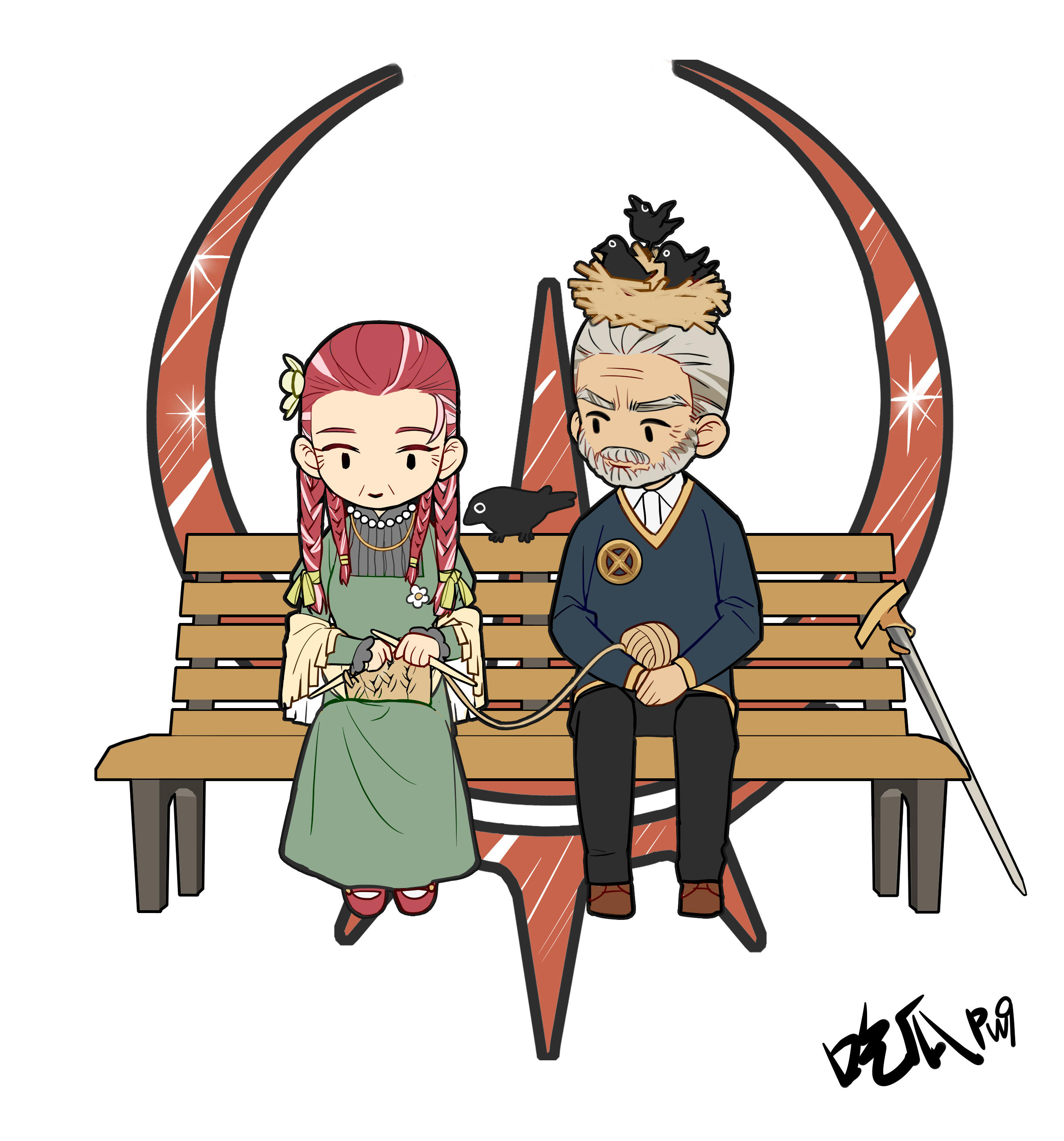 懒癌患者梅开二度——
「第一信使的退休生活」
emm...留名好像点大