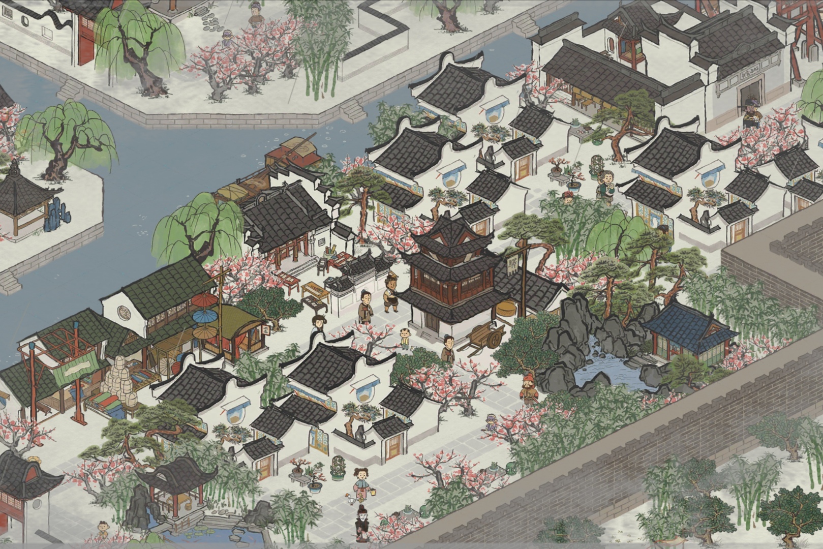 小破图来了叒来(美观向应天府) - 江南百景图晒村专区 | taptap 江南