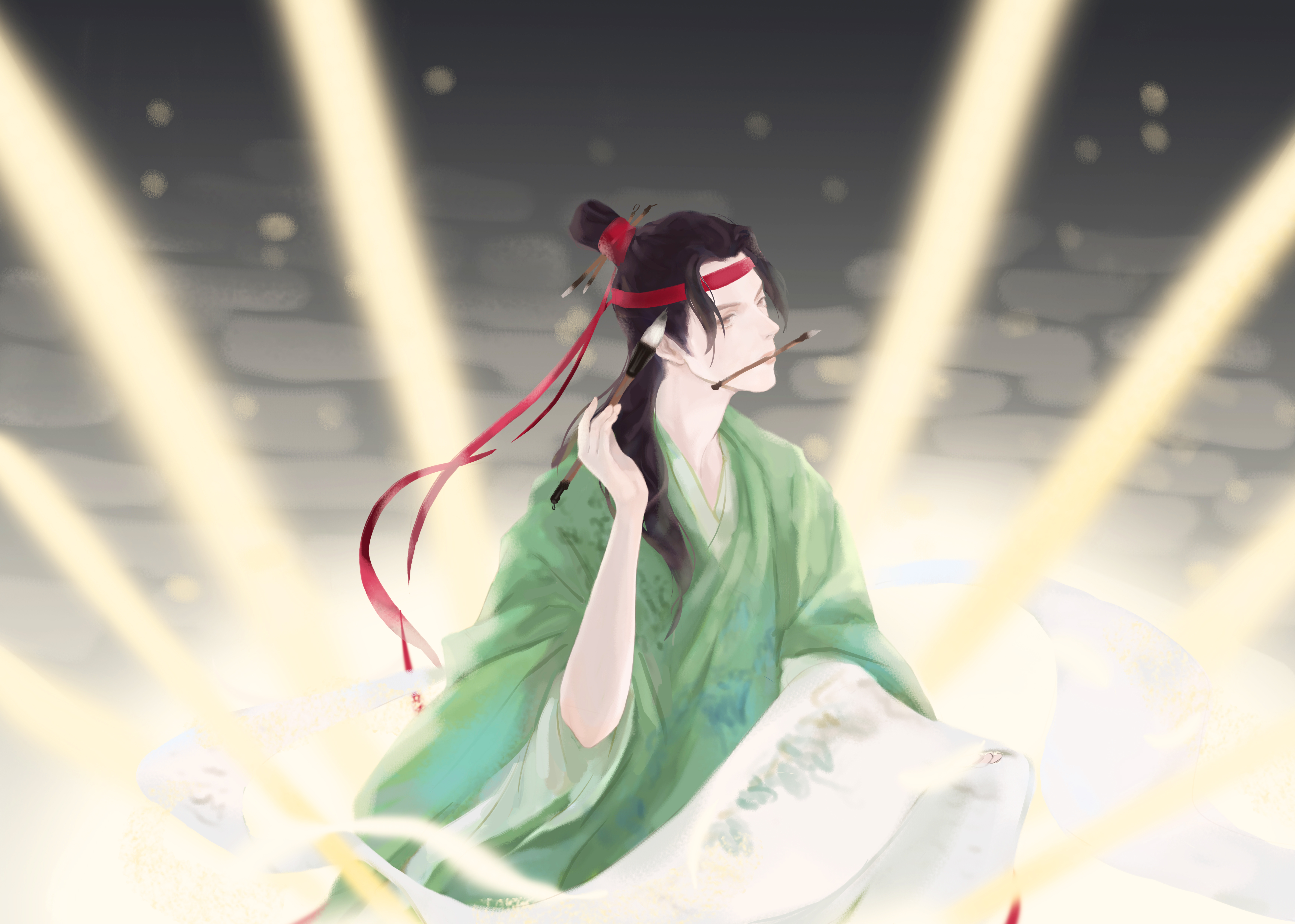 涂个闪闪发光的沈周小哥哥!