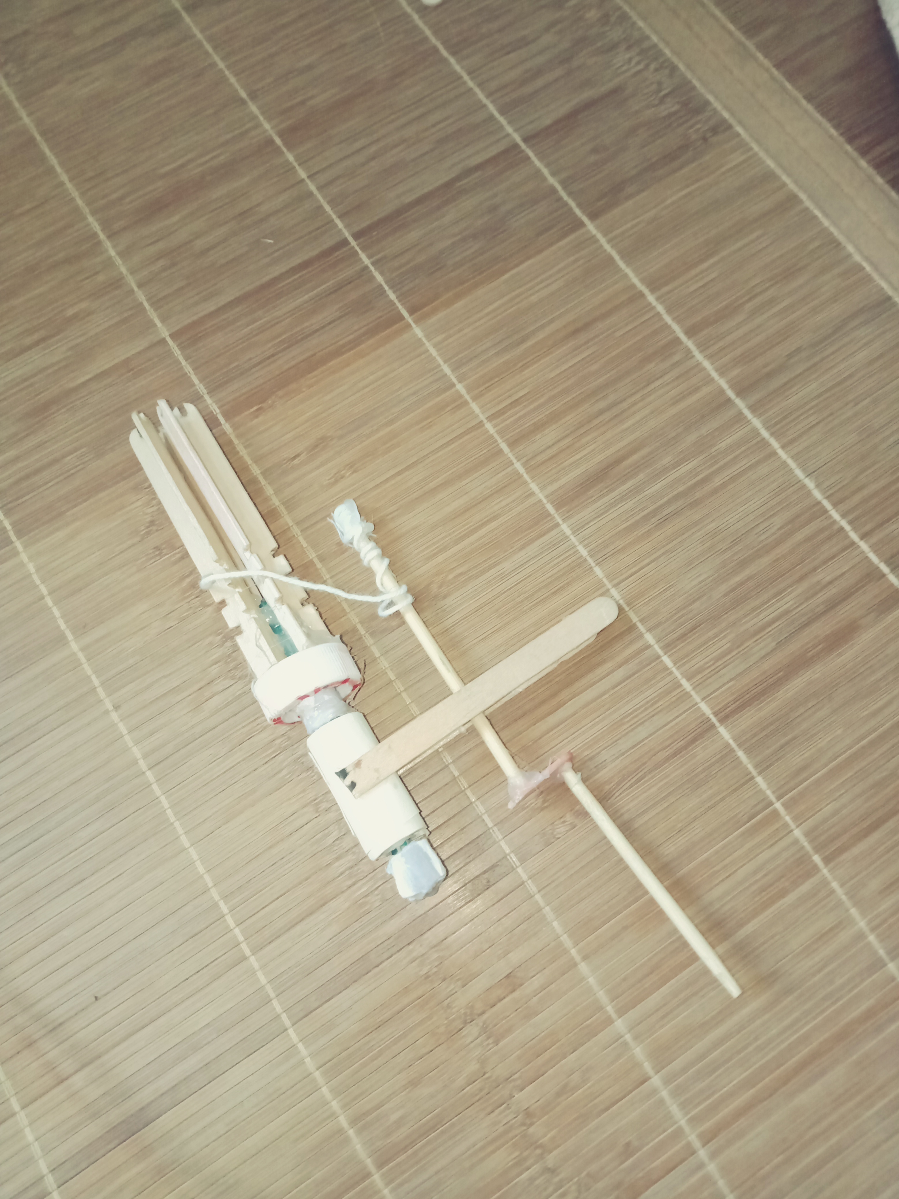 手工橡皮筋加特林
