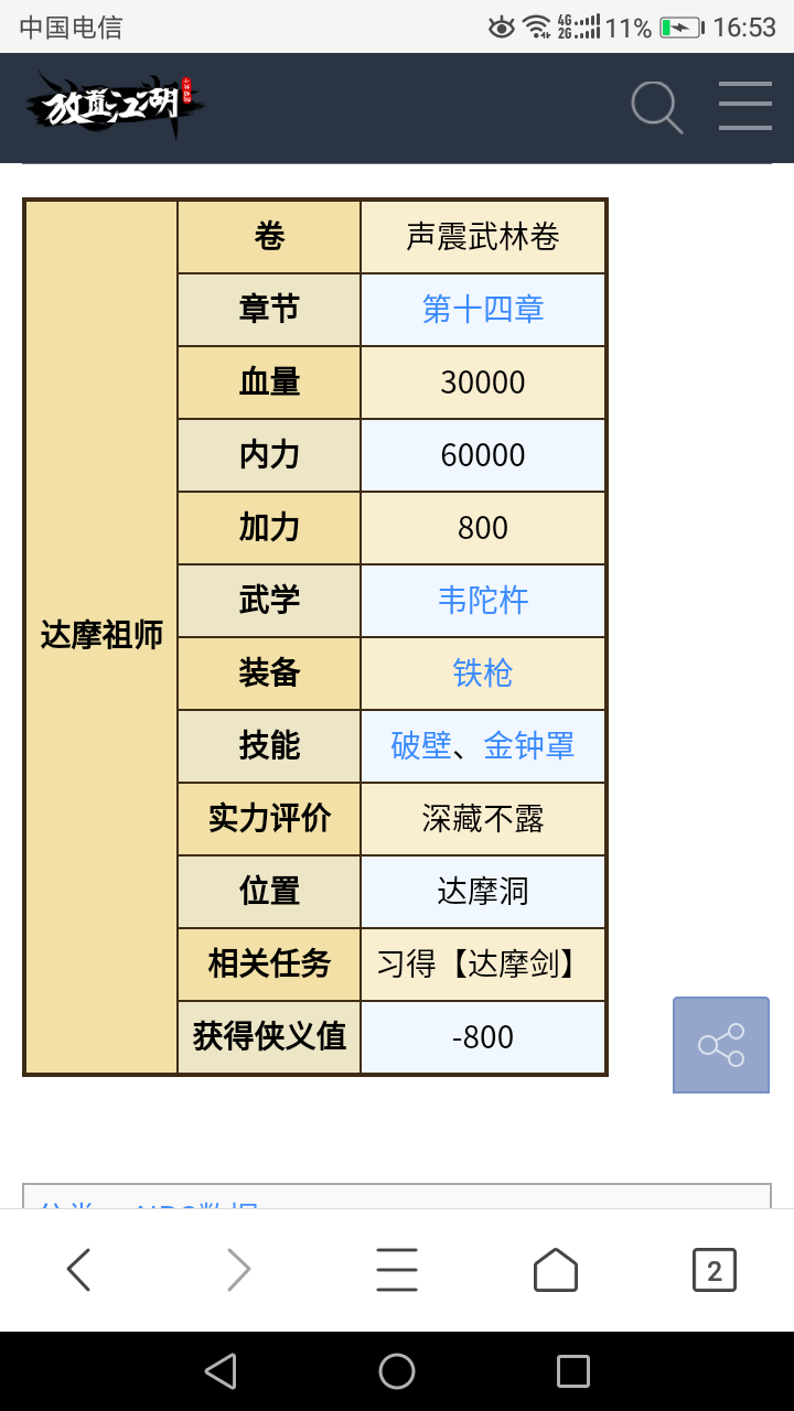 【合集】江湖势力与门派剧情总榄