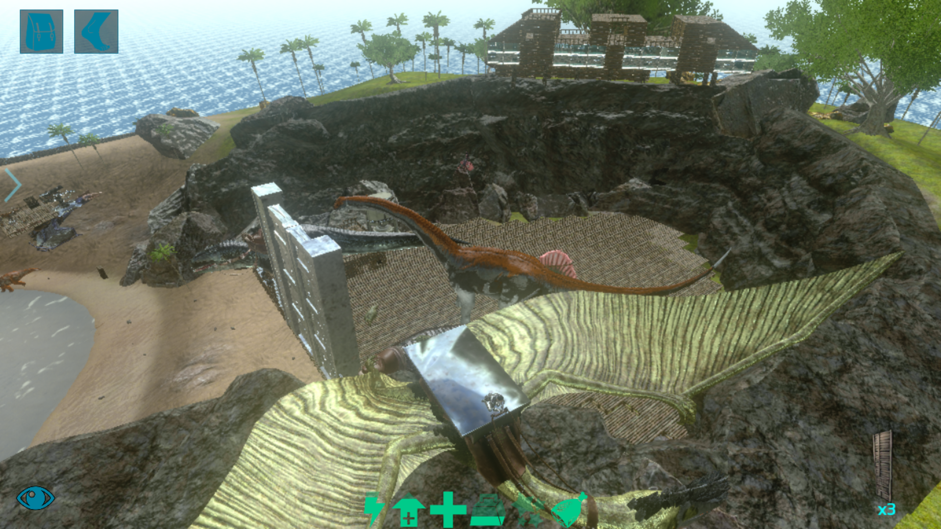 无聊的我把素食岛都圈起来了 - 方舟:生存进化综合 | taptap 方舟