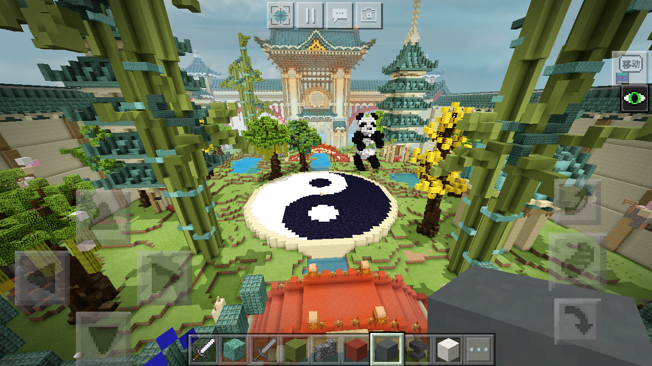 我的世界熊猫建筑图片