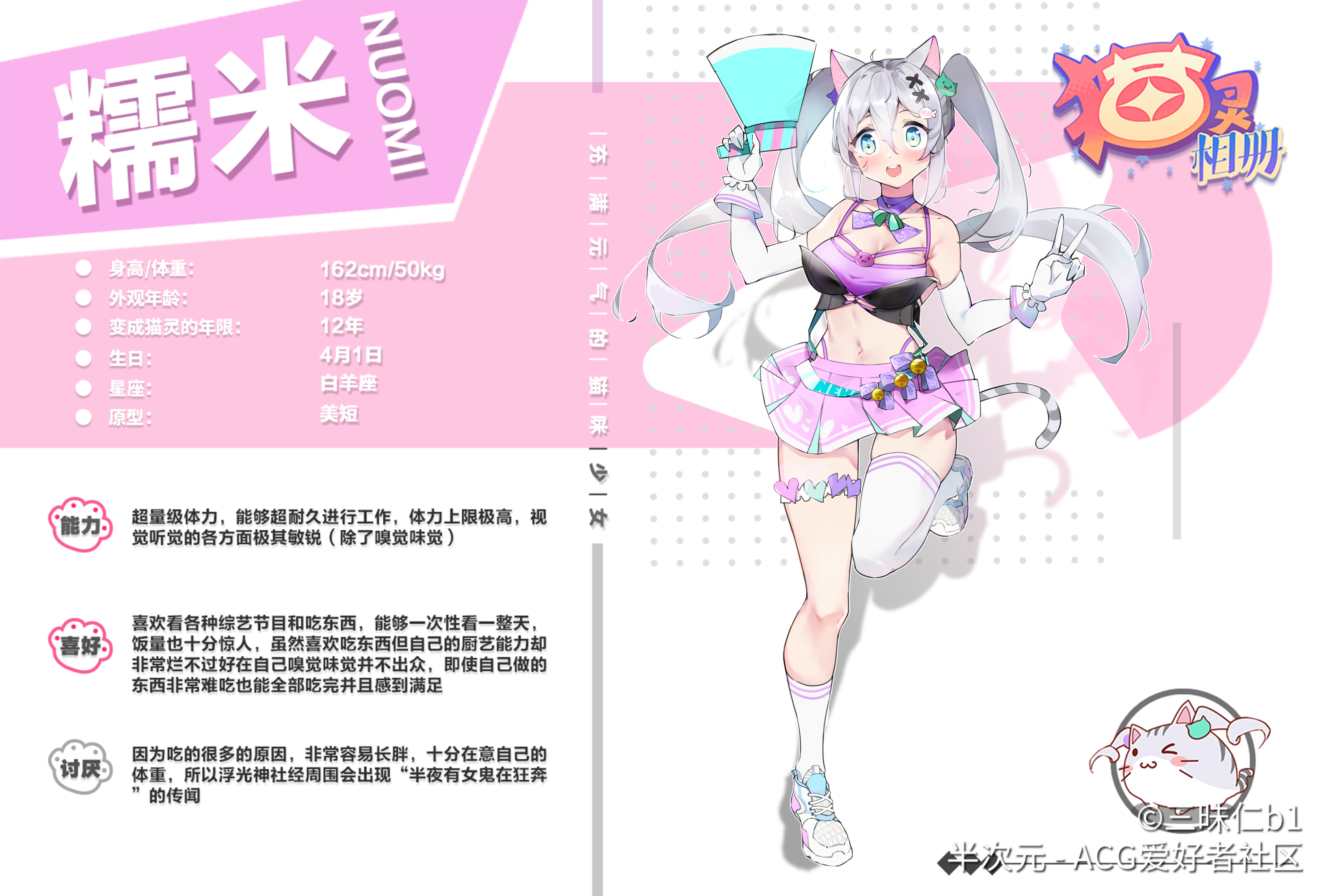 猫灵相册×半次元活动第一弹作品展示来辣！