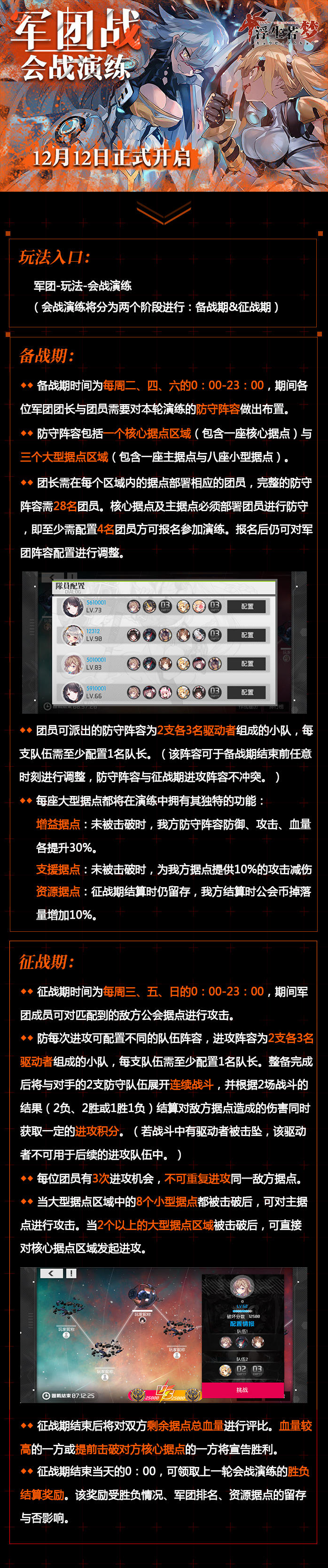 【军团战玩法大曝光】带你一图看完军团玩法！