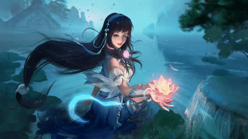 【西施美图GIF】幻纱之灵与归墟梦演