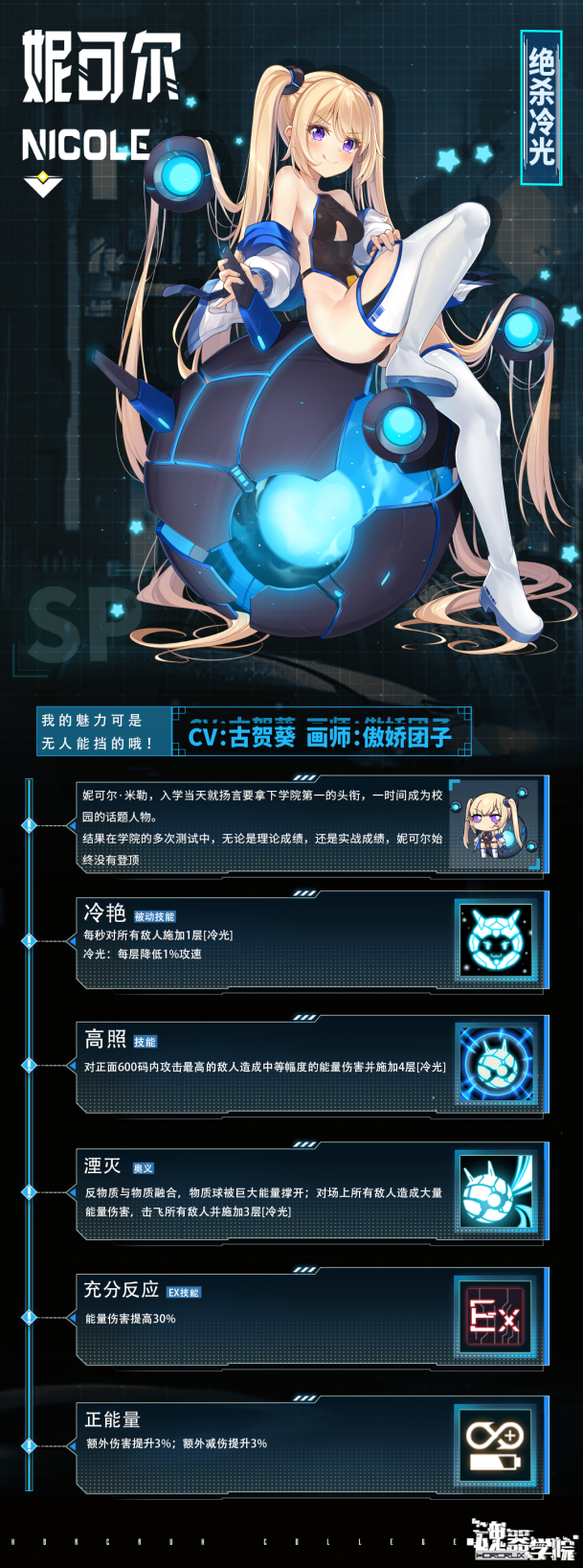 又一轮十连扭蛋券在线送！SP正能量学员妮可尔入校