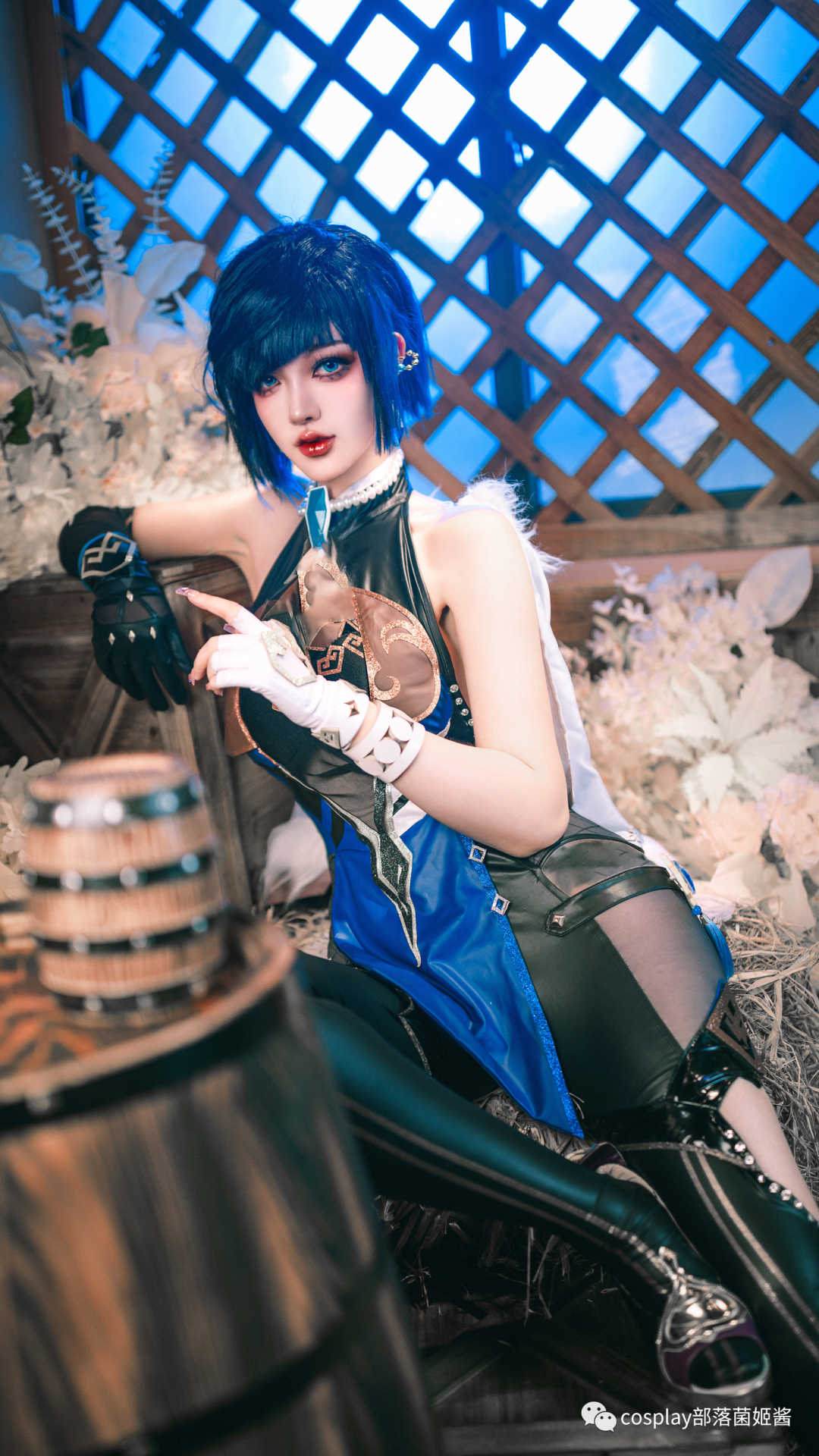 cos：原神夜兰cos正片@阿洛洛洛大魔王，纤细身材中带着英气