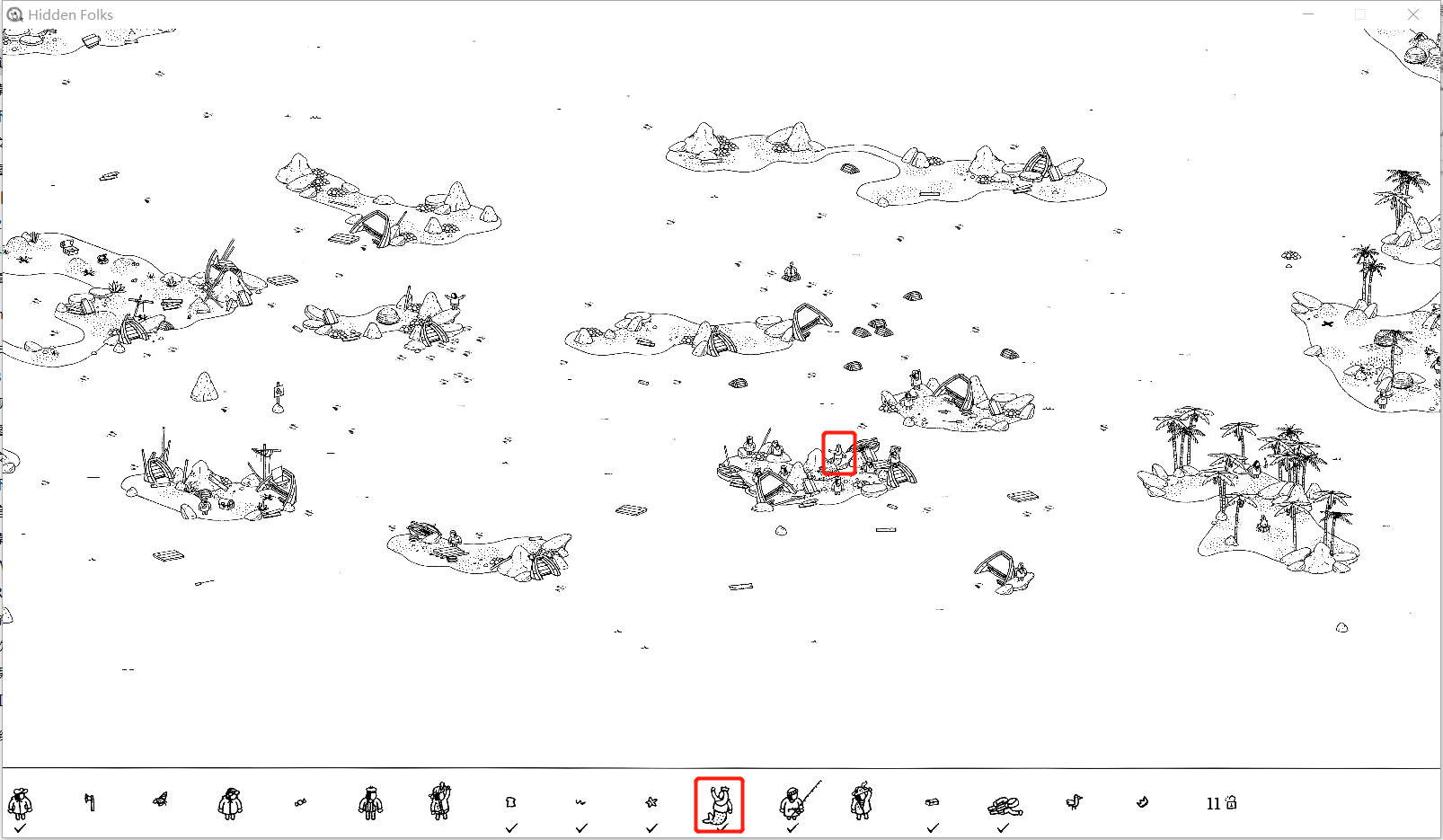 【Hidden Folks PC端攻略6】海滩篇|隐藏的家伙 - 第46张