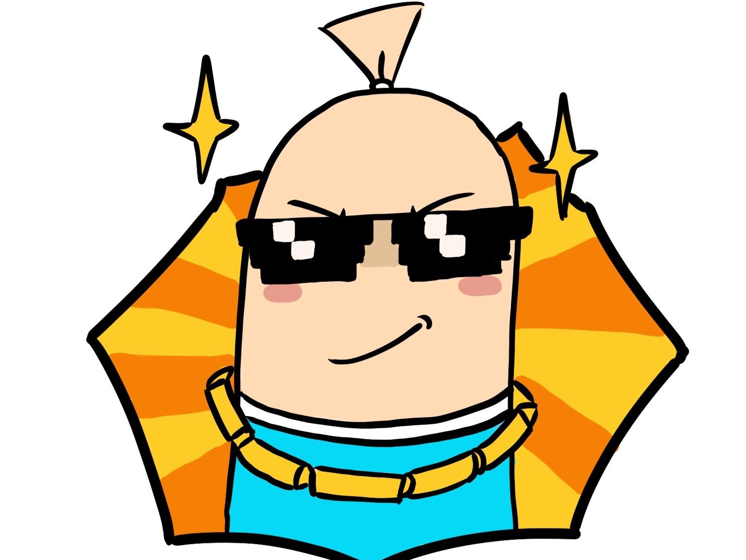 #手绘小课堂# 如何画一枚大佬香肠人