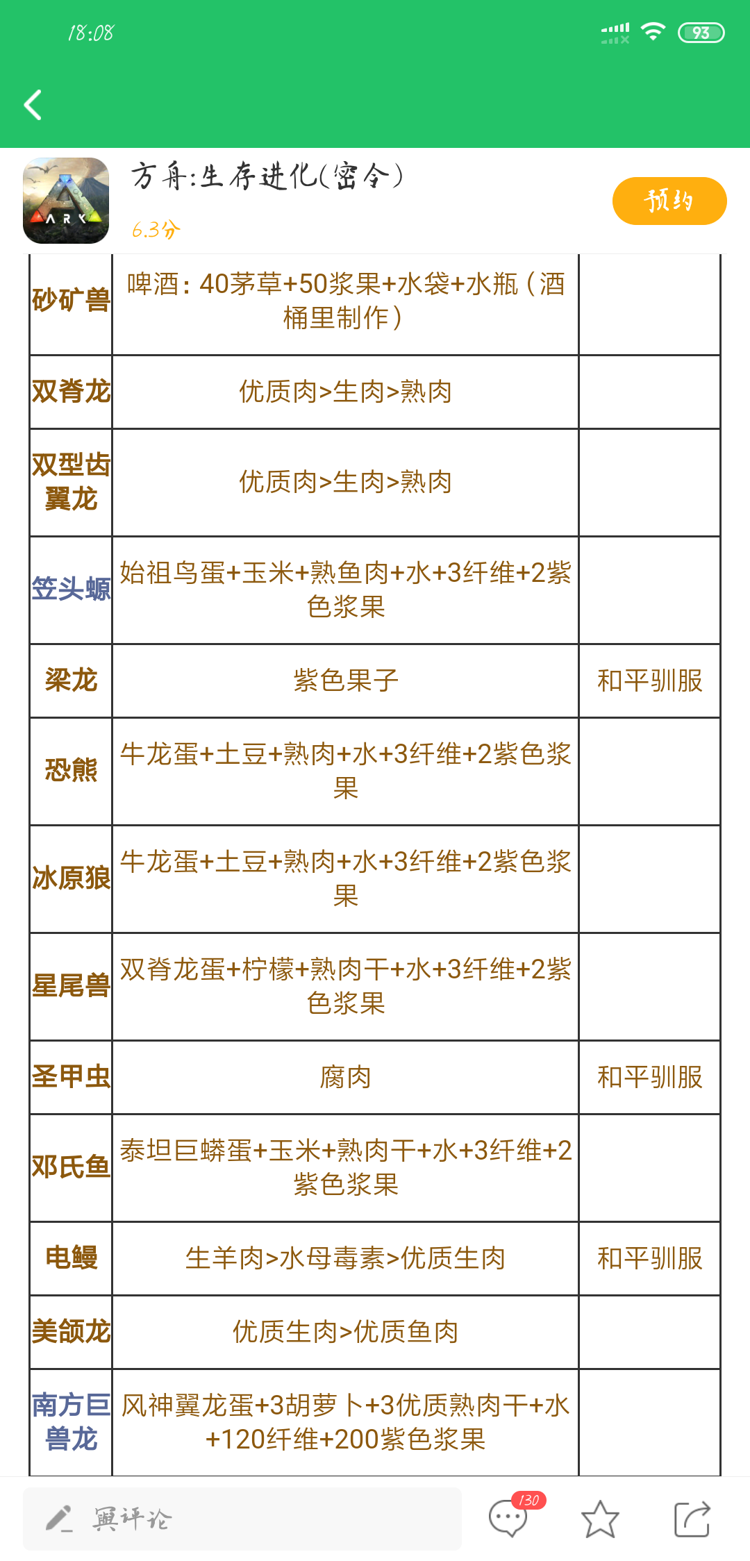 搬来的龙饲料配方 方舟 生存进化攻略 Taptap 方舟 生存进化社区