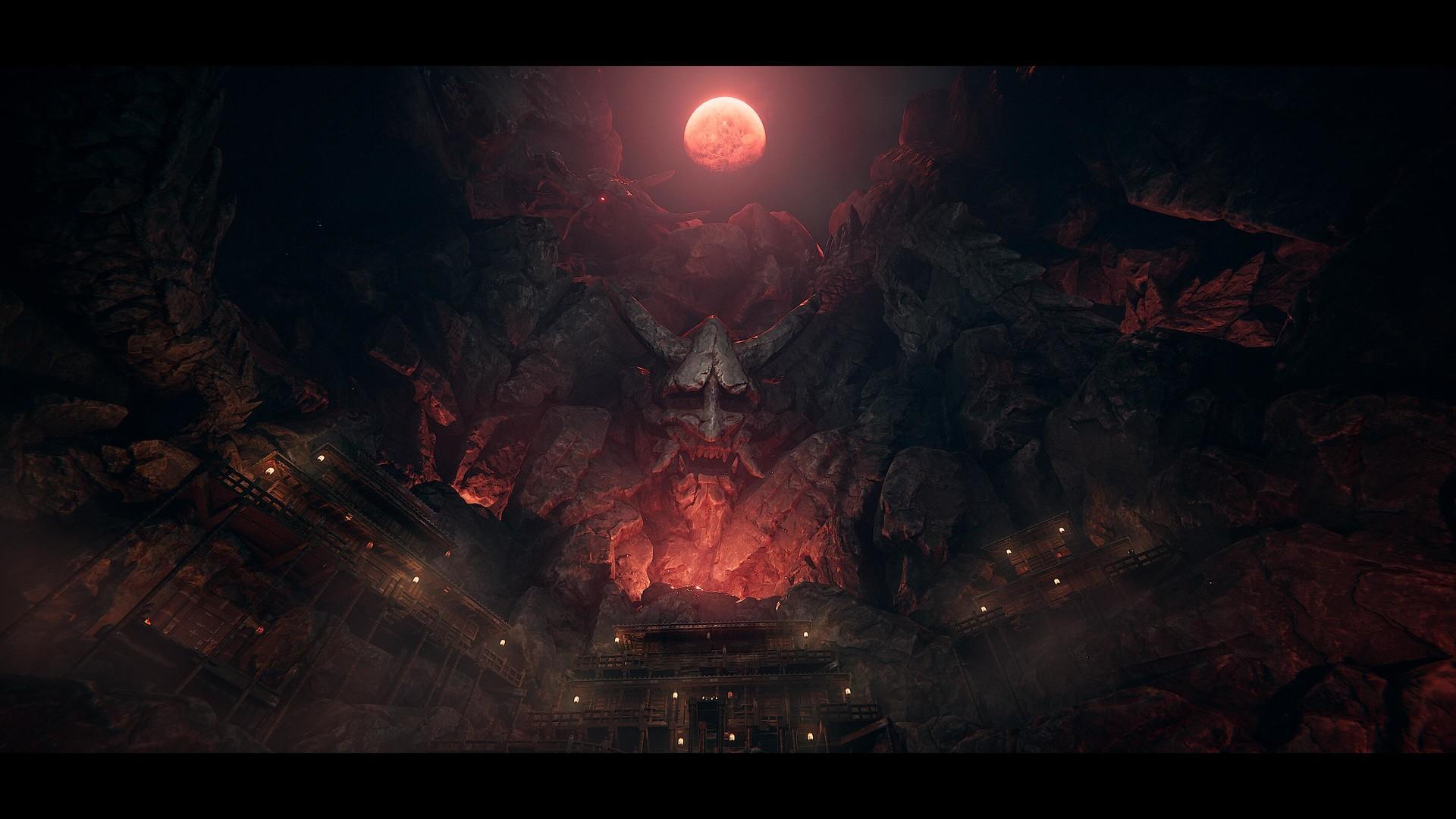 Art Station挑战活动幕府日本，作品展示 ONI Shrine