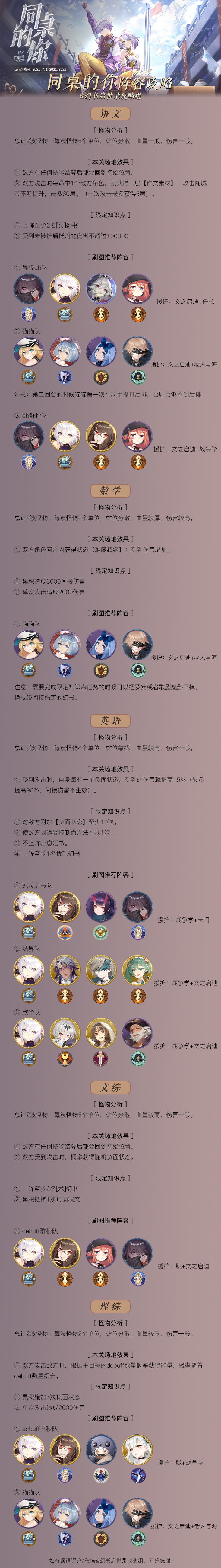 幻书启世录同桌的你活动攻略+商店汇总