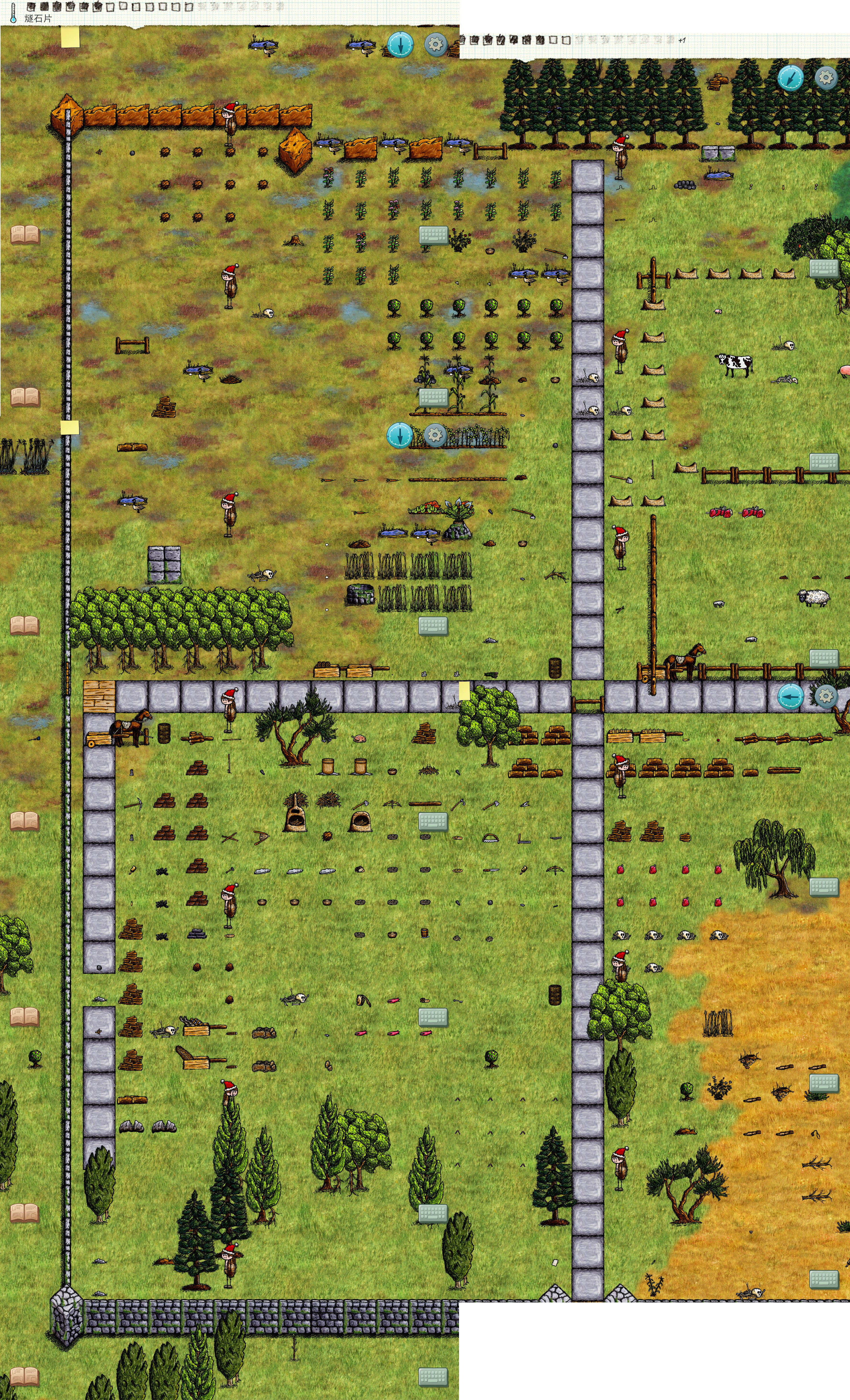 论坛的大佬 可以发一下你们的家园构造图嘛