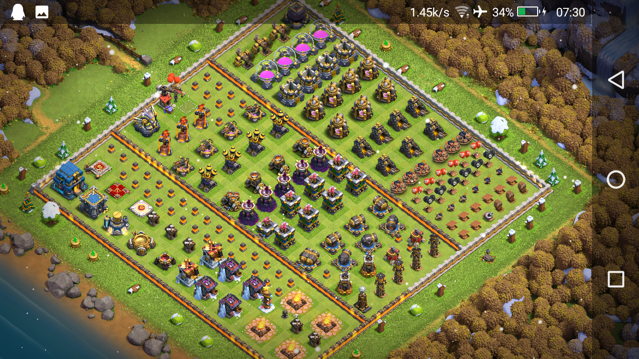 圣诞节中的悲哀00(附1×1种树阵链接) - 部落冲突 (clash of clans)