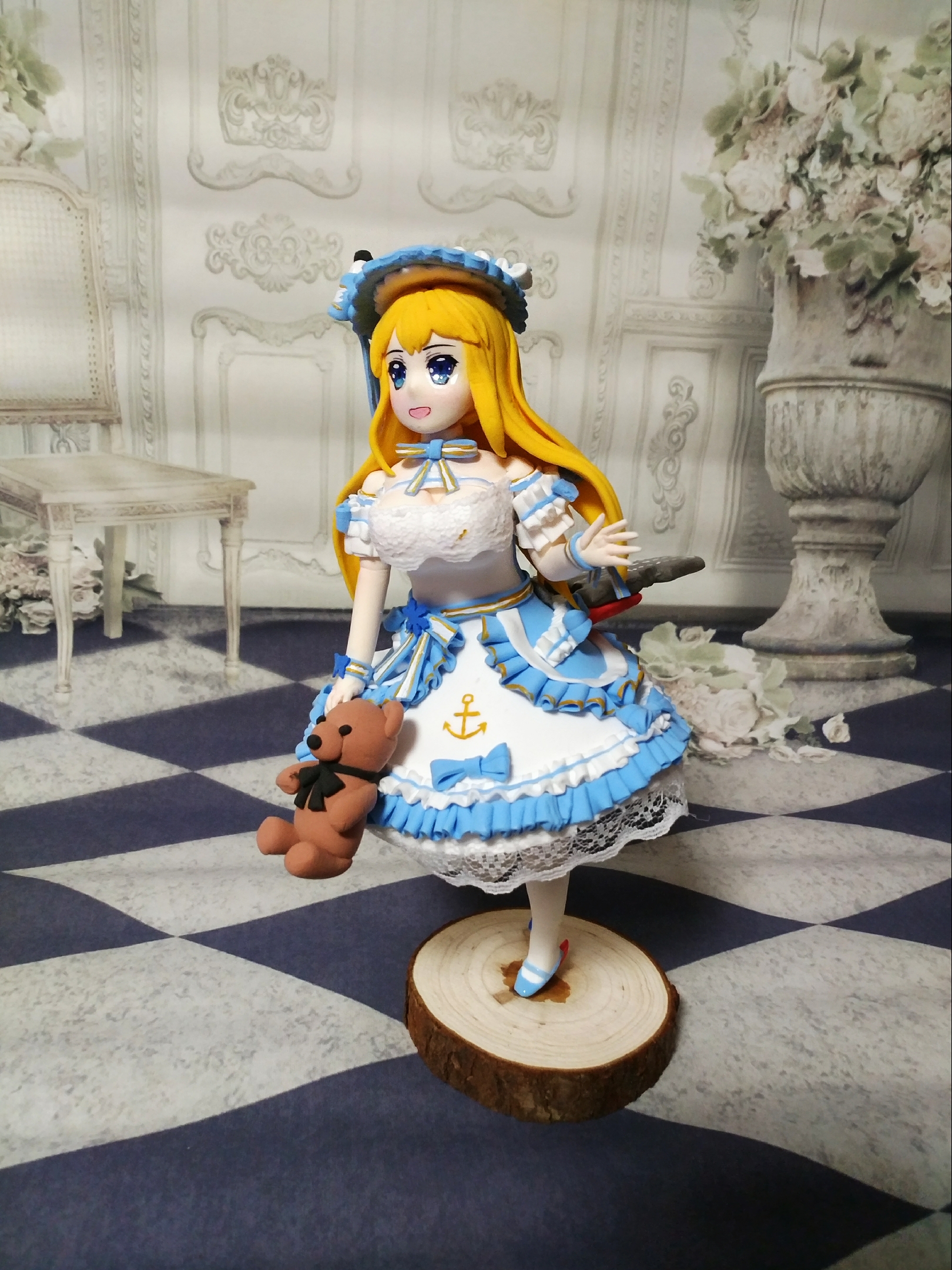 超轻粘土自制 萨拉托加 手办