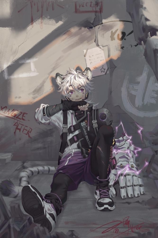 #角虫的腿部挂件#虎哥帅就完事了（来源：@星择Alter）