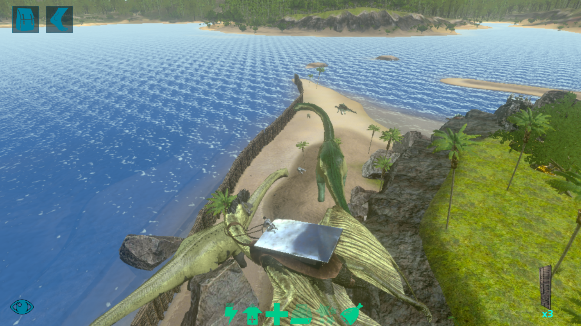 无聊的我把素食岛都圈起来了 - 方舟:生存进化综合 | taptap 方舟