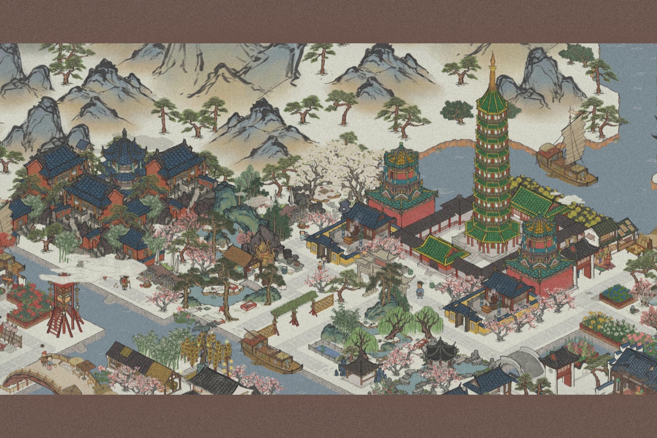 应天·琉璃塔(重修) - 江南百景图晒村专区 | taptap 江南百景图社区
